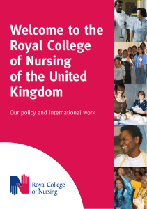 Welcome to the Royal College of Nursing of the United