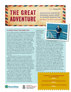 THE GREAT ADVENTURE A WORD FROM THE DIRECTOR