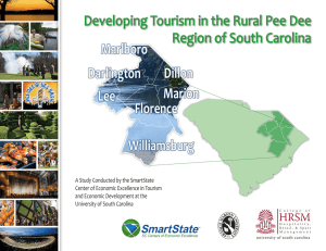 Developing Tourism in the Rural Pee Dee Region of South Carolina