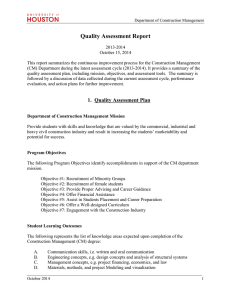 Quality Assessment Report
