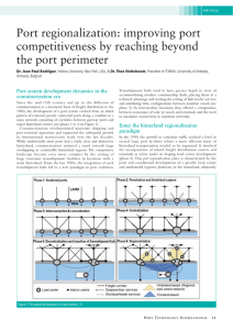 Port regionalization: improving port competitiveness by reaching beyond the port perimeter