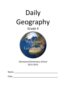 Daily Geography Grade 4