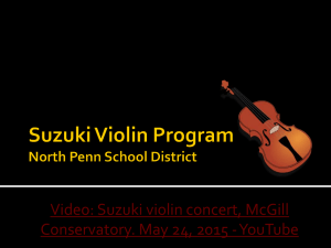 Video: Suzuki violin concert, McGill Conservatory. May 24, 2015 - YouTube