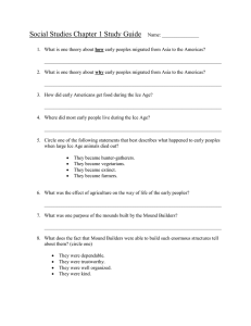 Social Studies Chapter 1 Study Guide