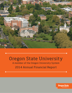 Oregon State University  2014 Annual Financial Report