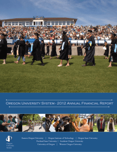 Oregon University System - 2012 Annual Financial Report