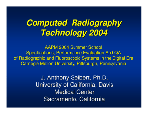 Computed  Radiography Technology 2004