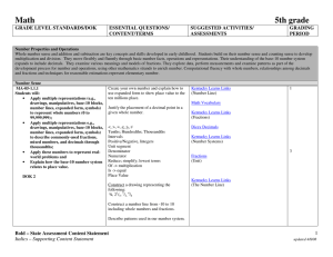 Math 5th grade