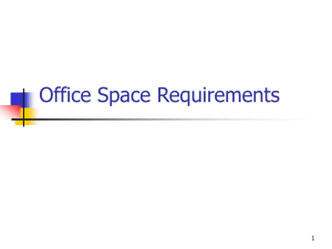 Office Space Requirements 1