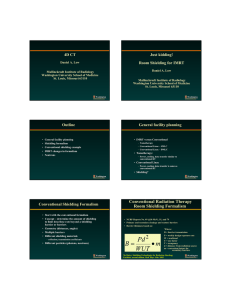 4D CT Just kidding! Room Shielding for IMRT