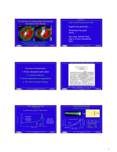 An overview of compensated and intensity modulated proton therapy