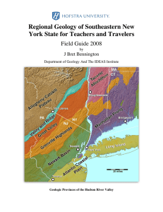 Regional Geology of Southeastern New York State for Teachers and Travelers