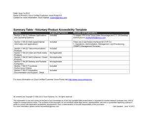 Summary Table - Voluntary Product Accessibility Template