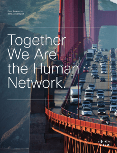 Together We Are the Human Network.
