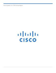 Cisco Systems, Inc. 2014 Annual Report