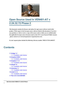 Open Source Used In VEN401-AT v 2.24.32.72 Phase 2