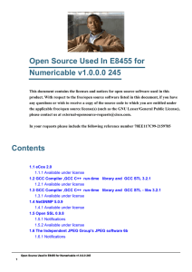 Open Source Used In E8455 for Numericable v1.0.0.0 245