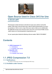 Open Source Used In Cisco 3413 for Une 1.0.0.A a41