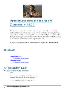 Open Source Used In 8685 for VM (Compass) v 1.0.0 0