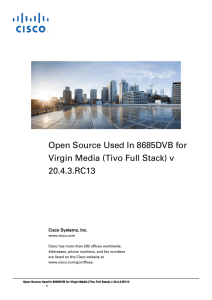 Open Source Used In 8685DVB for 20.4.3.RC13