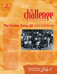 The Center Turns 30