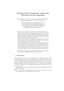 Unifying Guilt-by-Association Approaches: Theorems and Fast Algorithms