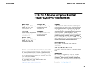 STEPS: A Spatio-temporal Electric Power Systems Visualization