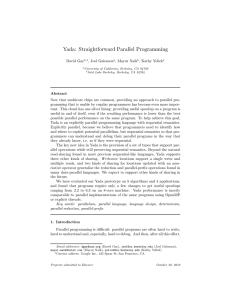Yada: Straightforward Parallel Programming