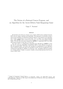 The Notion of a Rational Convex Program, and Vijay V. Vazirani