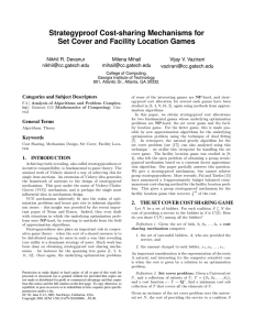Strategyproof Cost-sharing Mechanisms for Set Cover and Facility Location Games