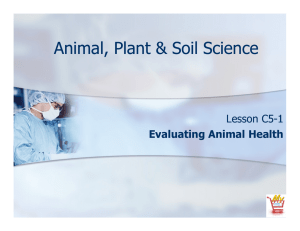 Animal, Plant &amp; Soil Science Lesson C5 Lesson C5--1 1