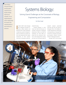 Systems Biology: