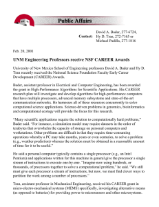 UNM Engineering Professors receive NSF CAREER Awards