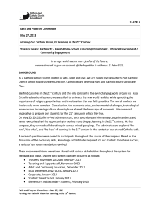   G 2 Pg. 1  Faith and Program Committee   May 27, 2013  