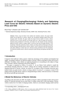 Research of Charging(Discharging) Orderly and Optimizing