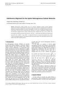 Interference Alignment for the Uplink Heterogeneous Cellular Networks