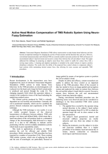 Active Head Motion Compensation of TMS Robotic System Using Neuro-