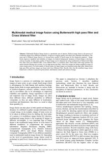 Multimodal medical image fusion using Butterworth high pass filter and