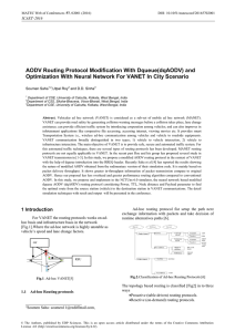 AODV Routing Protocol Modification With Dqueue(dqAODV) and