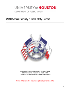 2010 Annual Security &amp; Fire Safety Report