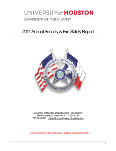 2011 Annual Security &amp; Fire Safety Report