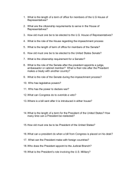 Print Branches Of Government Quizlet 1 What Is The Length Of A Term Representatives 2