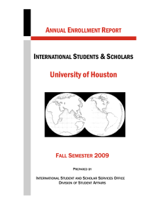 University of Houston A E R