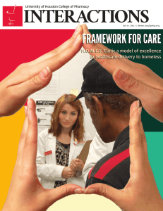 INTERACTIONS FRAMEWORK FOR CARE H.O.M.E.S. Clinic a model of excellence
