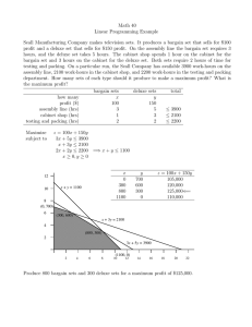 Math 40 Linear Programming Example