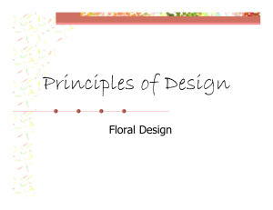 Principles of Design Floral Design