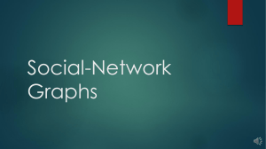 Social-Network Graphs