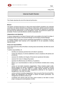 Internal Audit Charter