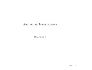 Artificial Intelligence Chapter 1 1