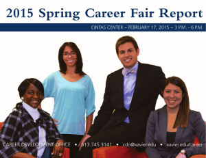2015 Spring Career Fair Report